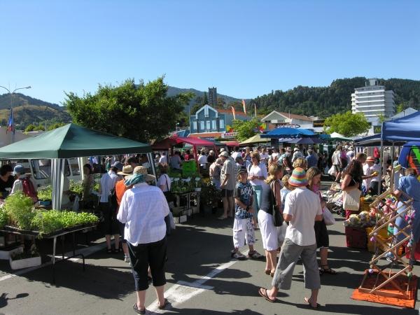 Sunny market Nelson