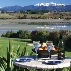 Wine in Nelson enjoy the scenery mountains,river and vineyard